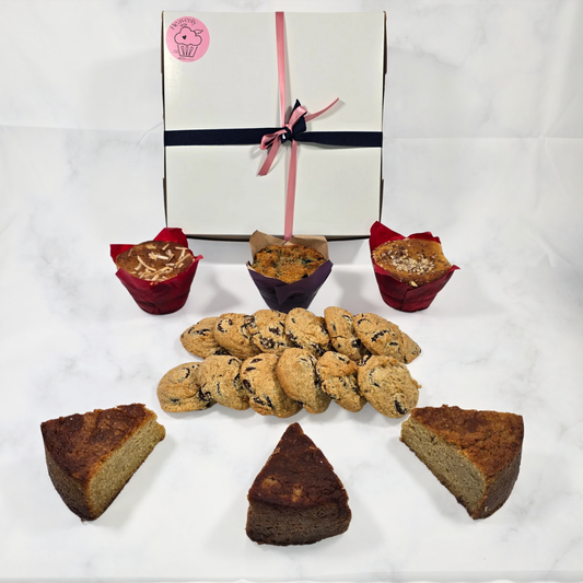 M Combo Gift Box – Muffins, Cookies & Cake Trio (#103)